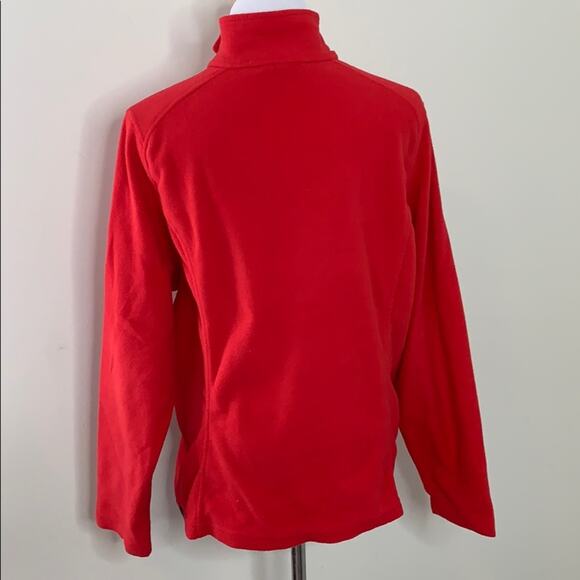 Lands End Red Polartec Fleece Pullover Jacket Kids Size XL 18 - Picture 5 of 9